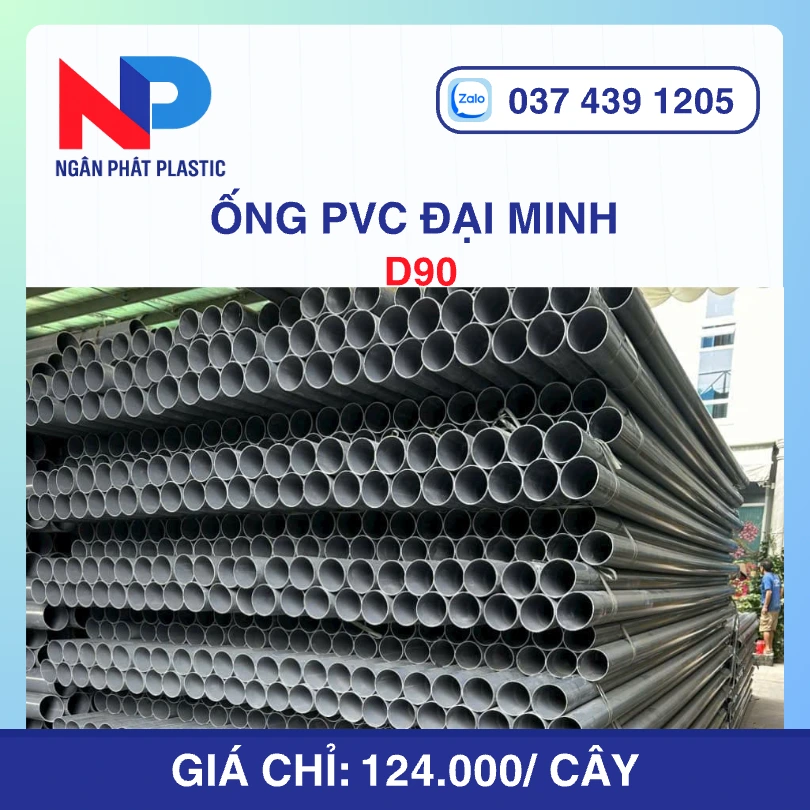 Ống Nhựa PVC 90 Đại Minh